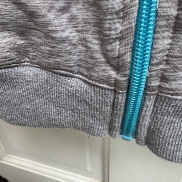 Batman 3T Girls Gray & Blue Superhero Zip Up Athletic Jacket - Picture 4 of 7